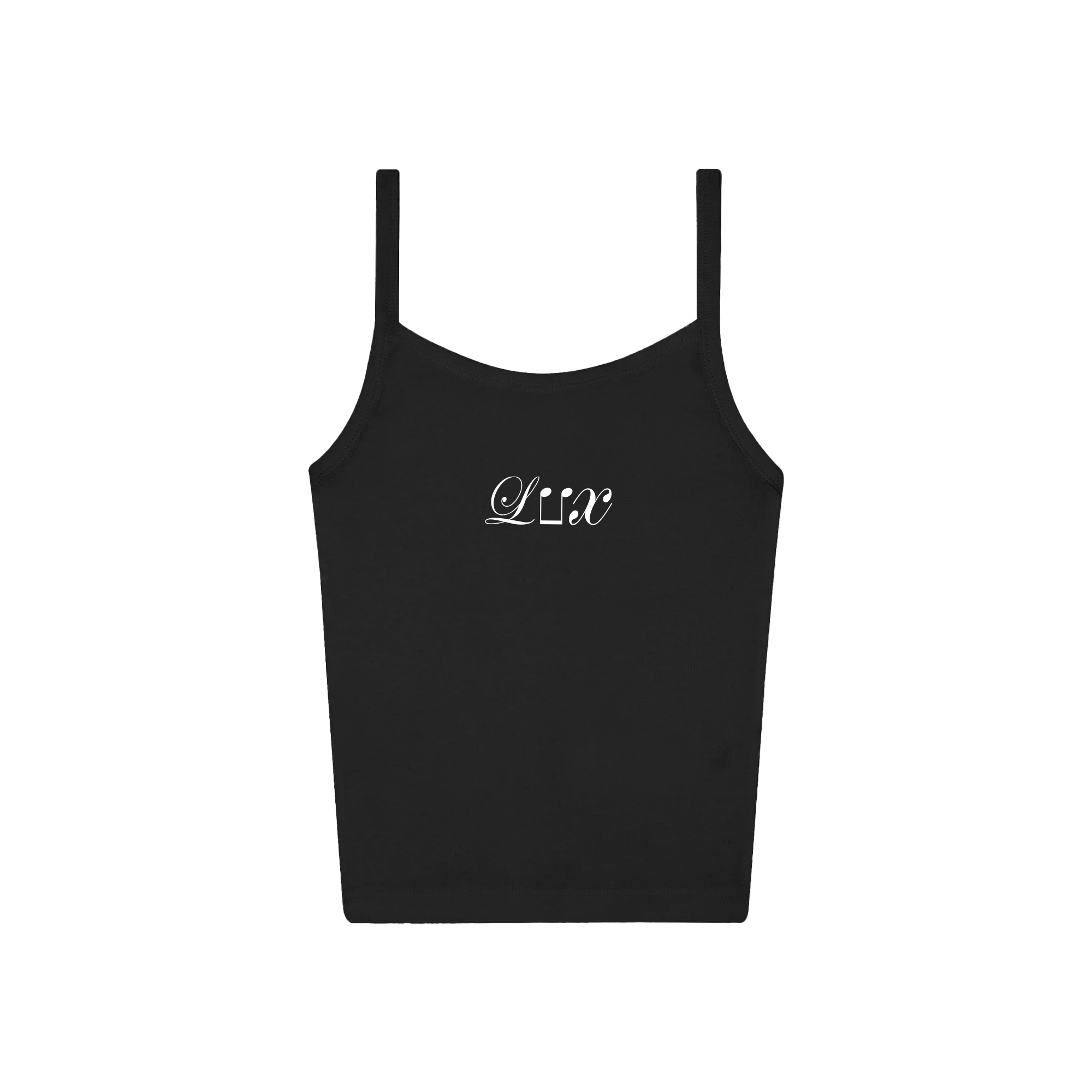 LUX LOGO TANK - BLACK