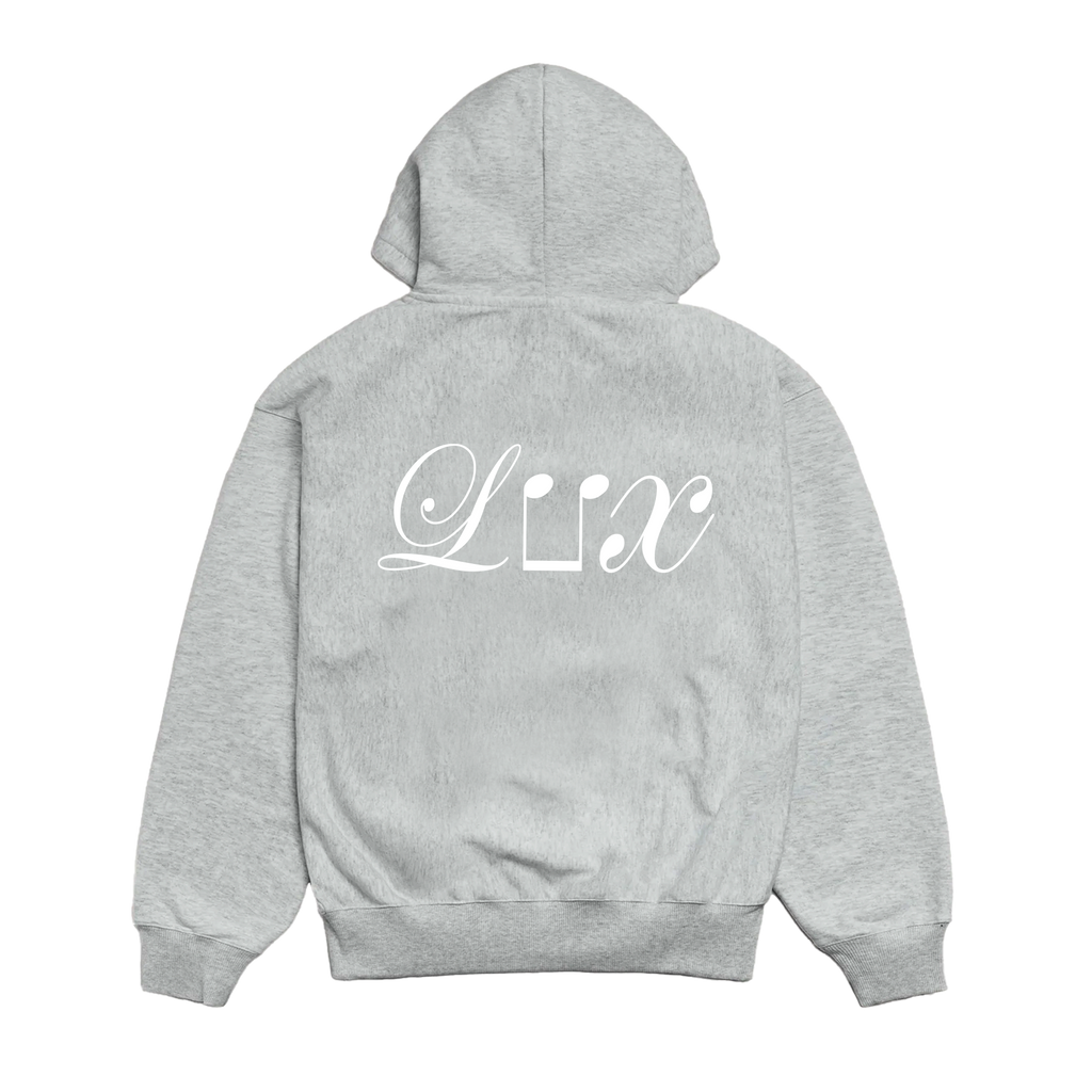 LUX LOGO ZIP HOODIE