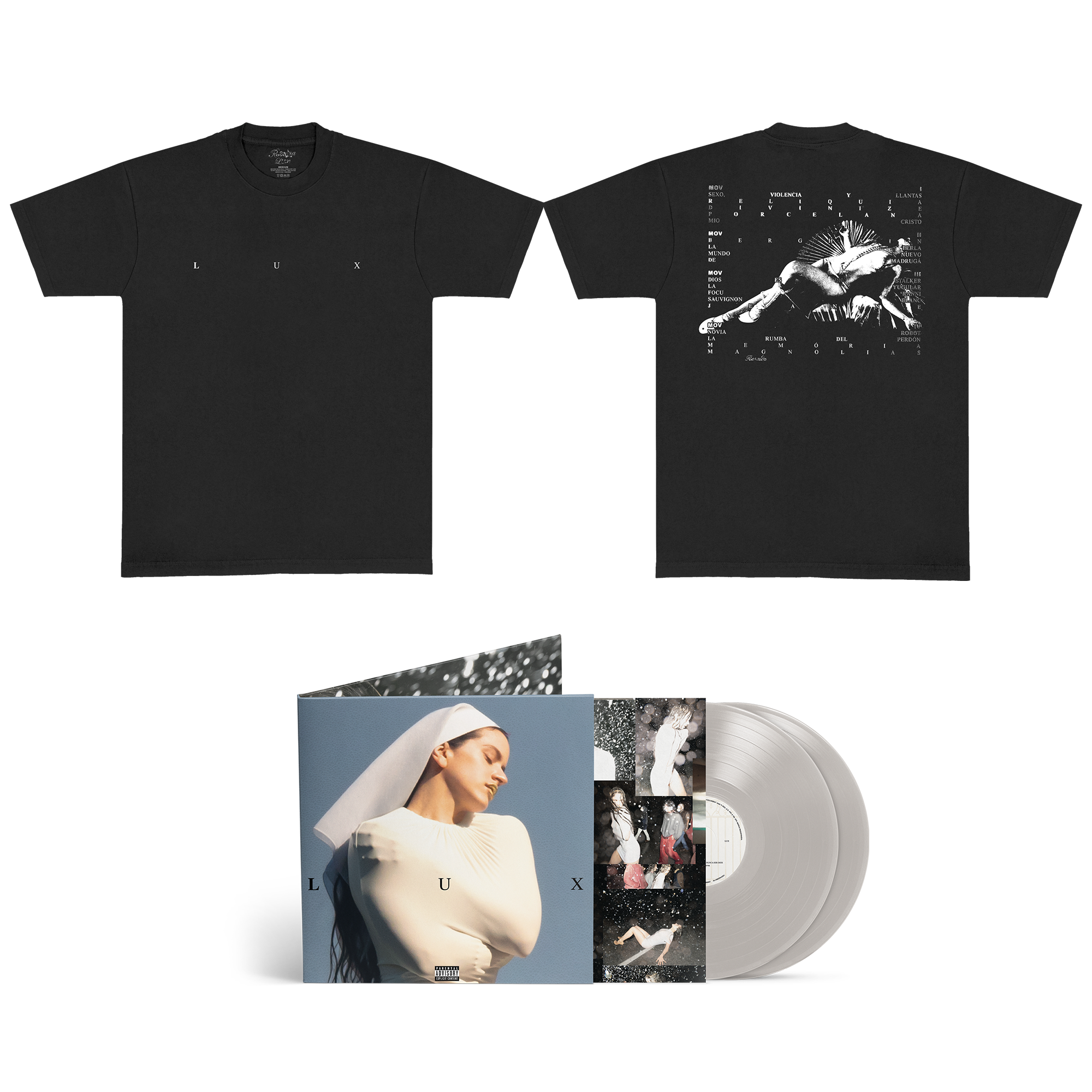 LUX TRACKLIST T-SHIRT & VINYL